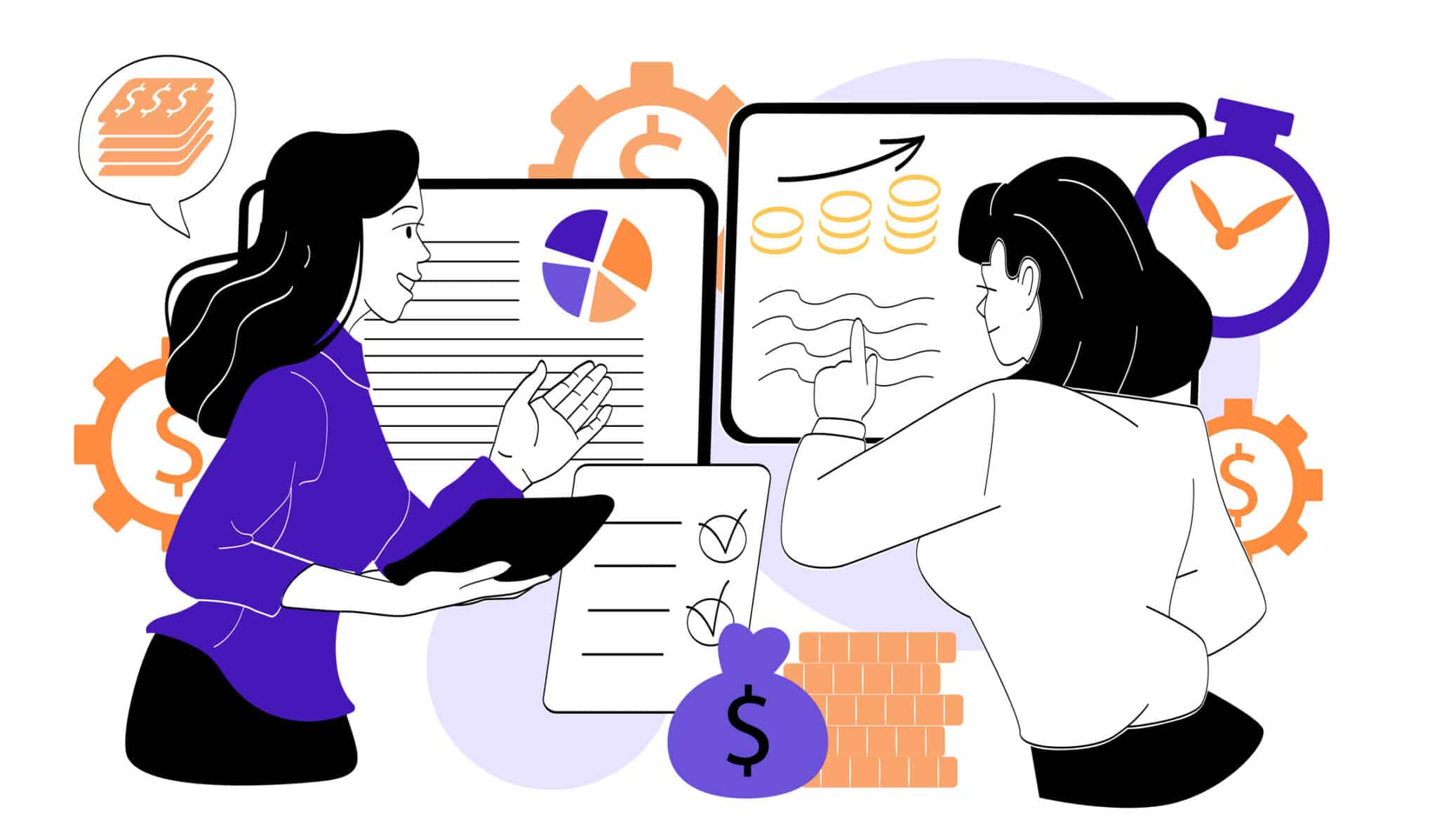 Review recent cash inflows and outflows with a specialist, Working capital solutions.