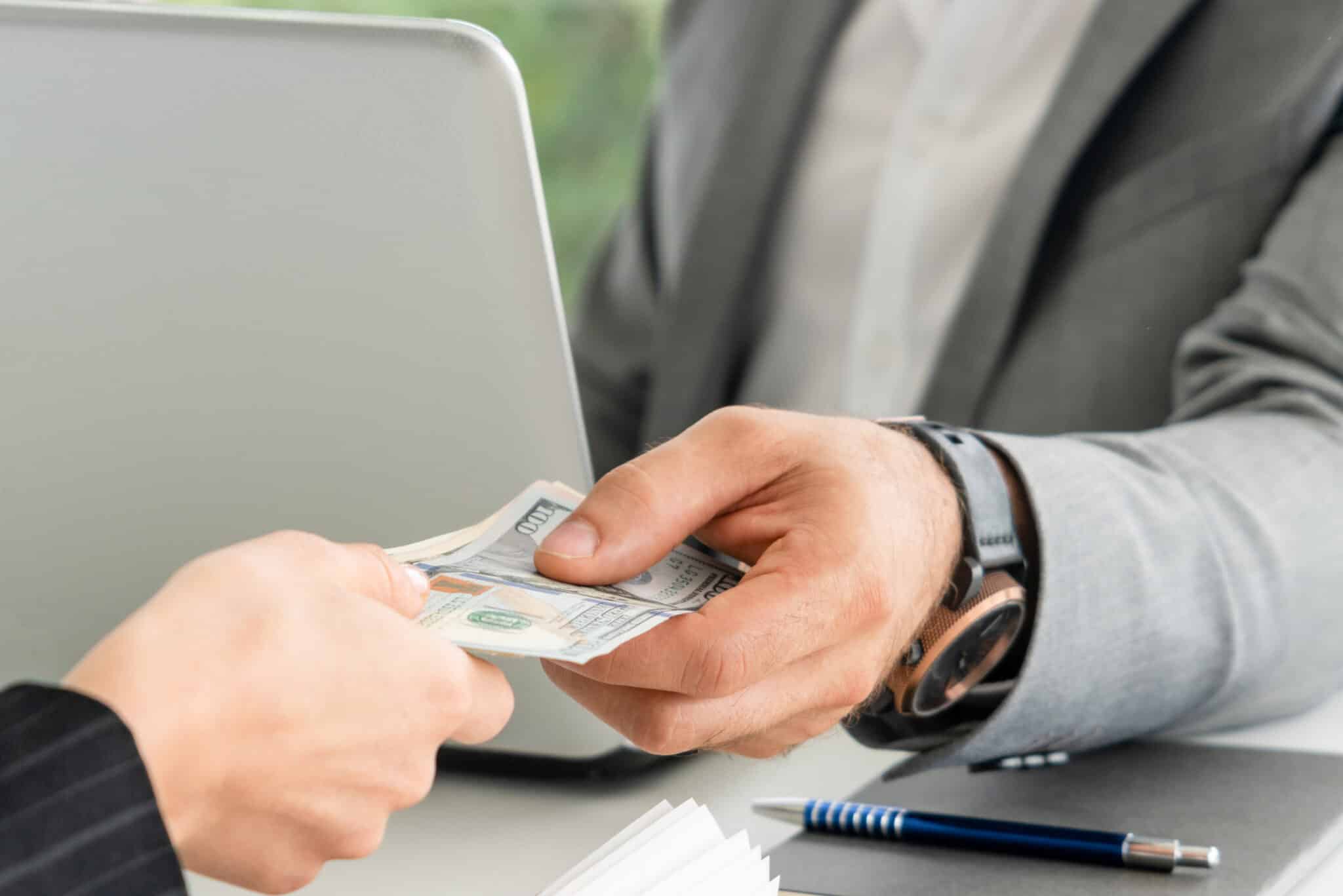 Transfer of money, Merchant cash advance.